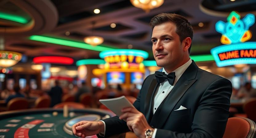 Live dealers and slot thrills at 77BB casino
