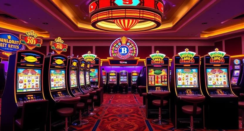 Vibrant themes and bonuses in 77BB slots